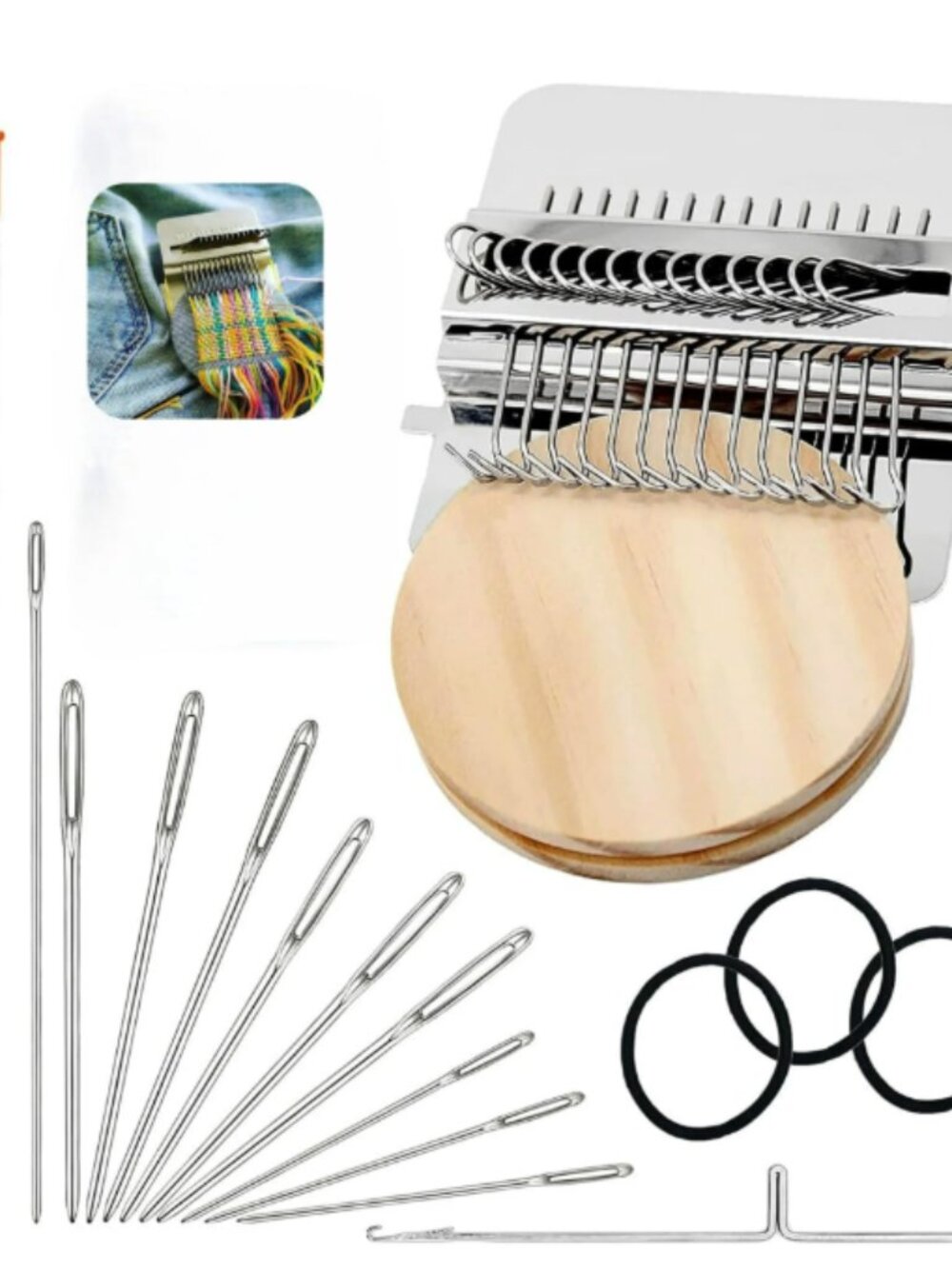 Patchmaker 2.0 Kit, Knitting Kit for Beginners, Portable Patch Darning Kit